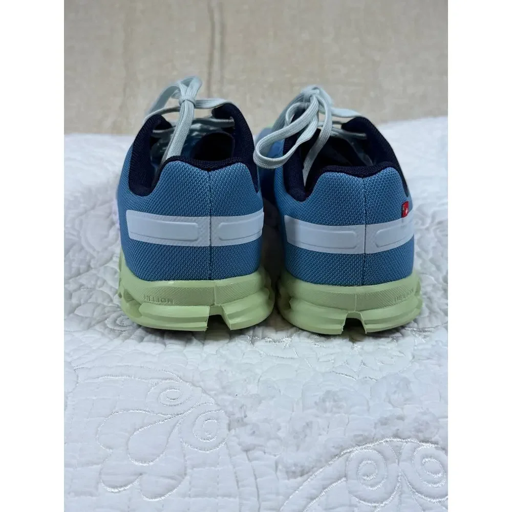 On Cloud Womens 8 Blue Cloudflow CloudTec Lace Up Running Athletic Shoes Sneaker